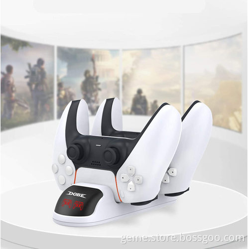 PS5 Charging Dock with 2 Type C Adapter